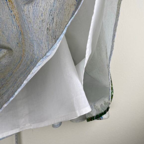 NWT Corey Lynn Calter Wonderland Midi Skirt Size XS Blue Anthropologie Preppy - Picture 11 of 16